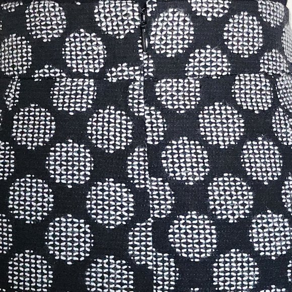 LOFT Black & White Patterned Woven A-Line Mini Skirt - Picture 4 of 6